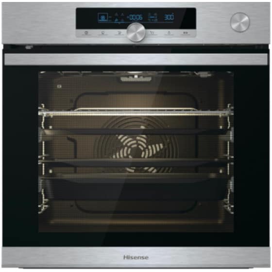 HISENSE BSA66334PX & E6431X 77 Lt Inox Eντοιχιζόμενο Σετ Φούρνος και Εστία image 2