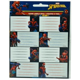Αυτοκόλλητες Ετικέτες GIM Spider-Man (2 Φύλλα - 16 Τεμάχια)