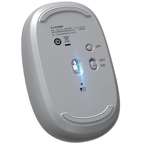 Ugreen MU105 Ασύρματο Ποντίκι Gray image 1