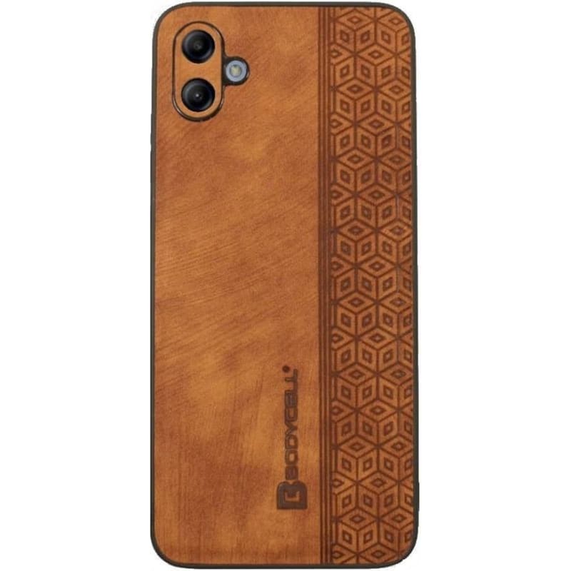 BODYCELL Θήκη Samsung Galaxy A04e - Bodycell Pattern Leather - Brown