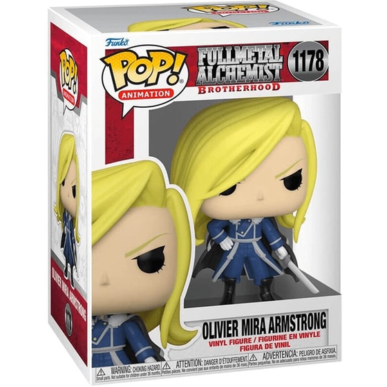 Funko Pop! Animation - Fullmetal Alchemist - Olivier Mira Armstrong #1178 image 2