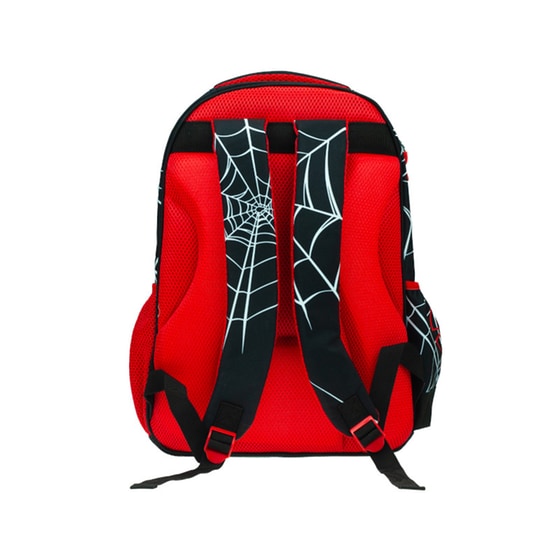 Τσάντα Πλάτης Δημοτικού Οβάλ Gim Spiderman Black City image 2