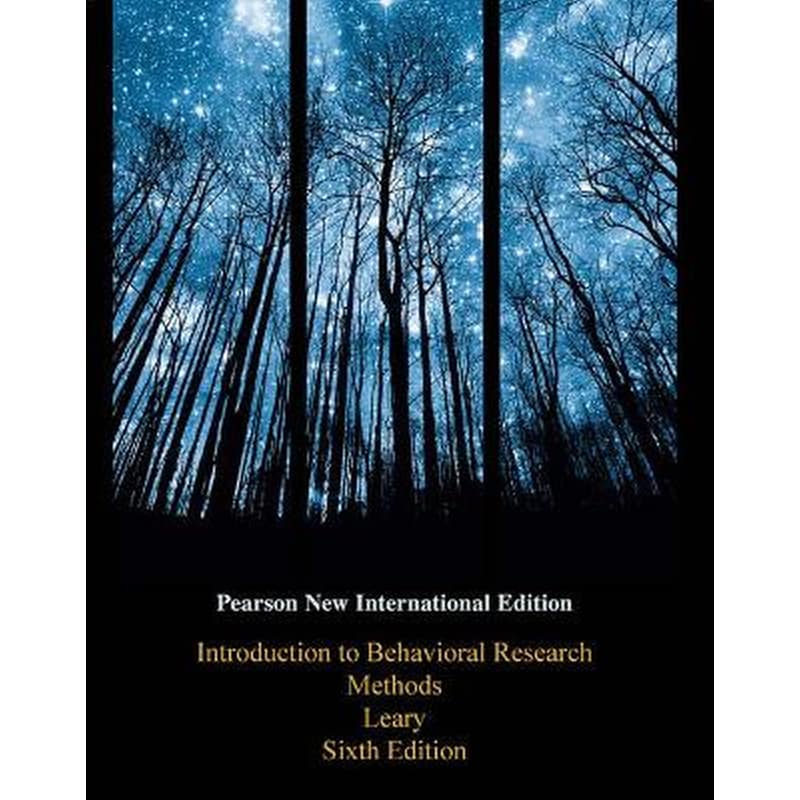 Introduction to Behavioral Research Methods