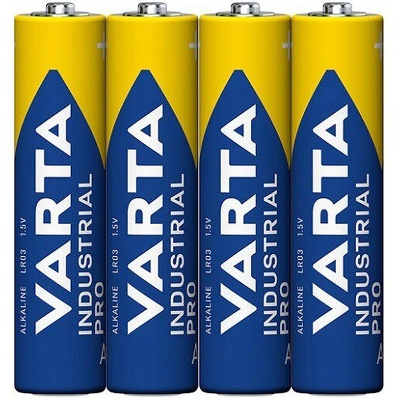 Varta Industrial Pro Αλκαλικές Μπαταρίες AAA LR03 1.5V 4τμχ (4003) (VART4003)