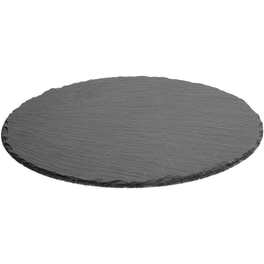 Πλατώ Σερβιρίσματος Spitishop Πέτρινο Φ22 cm - Μαύρο