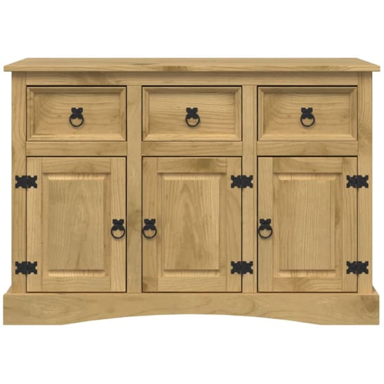 Μπουφές Μεξικάνικο Στυλ Corona 132 x 43 x 78 εκ. VidaXL Ξύλο Πεύκου - Καφέ image 4