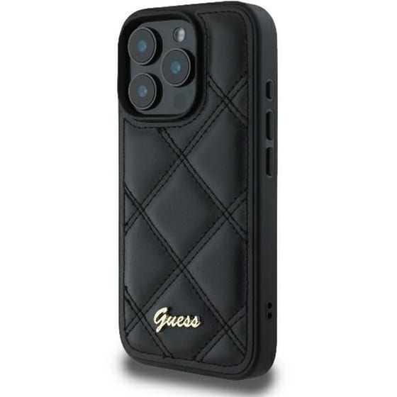 Θήκη Apple iphone 16 Pro - Guess Quilted Metal - Μαύρο image 3
