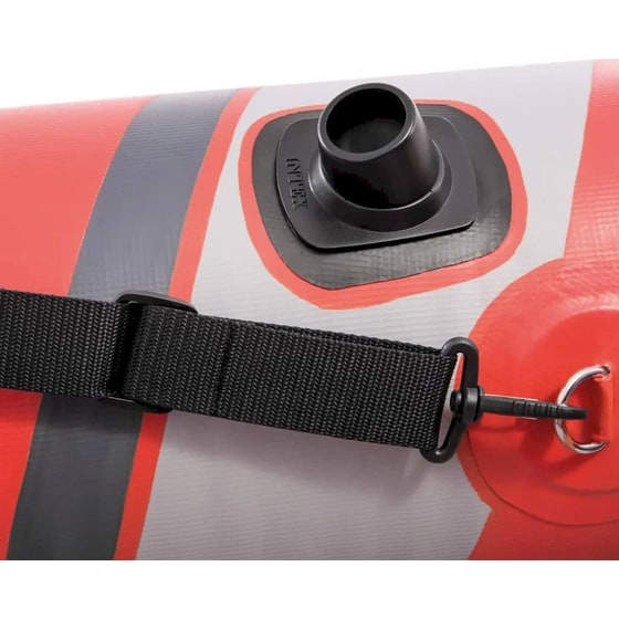 Καγιάκ Φουσκωτό Διθέσιο Intex Excursion Pro 384cm - Κόκκινο/ Γκρι image 9