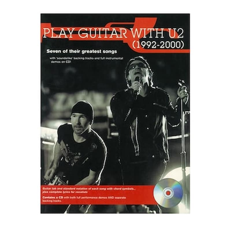 WISE PUBLICATIONS Play Guitar With U2 (1992-2000) - Cd