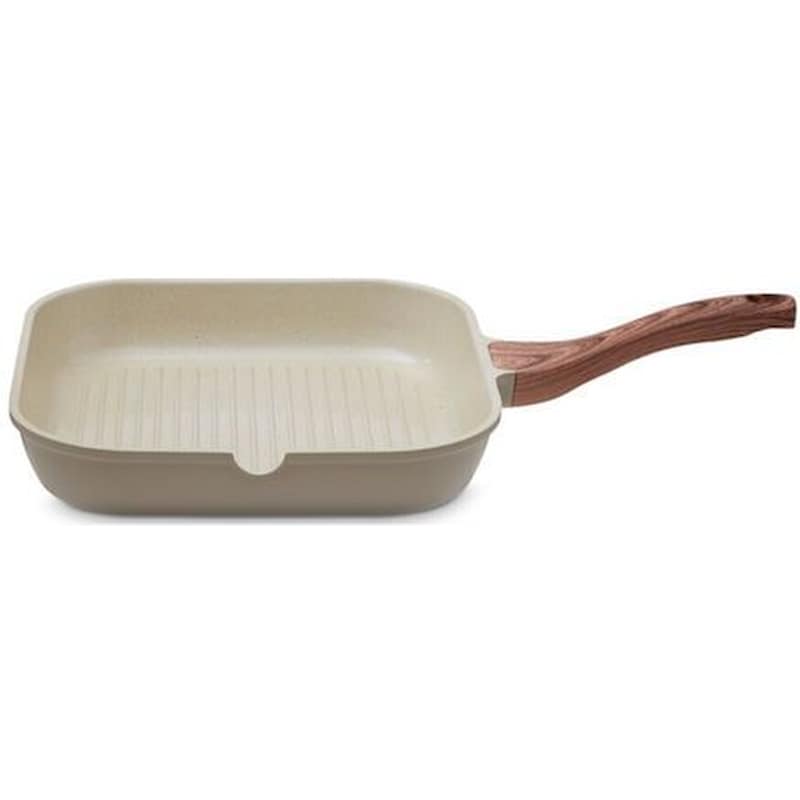 Τηγάνι Γκριλιέρα IZZY ELEA 225032 28 cm Μπεζ