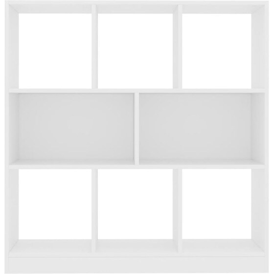 Βιβλιοθήκη VidaXL από  Μοριοσανίδα 97.5x29.5x100 cm - Λευκό image 3
