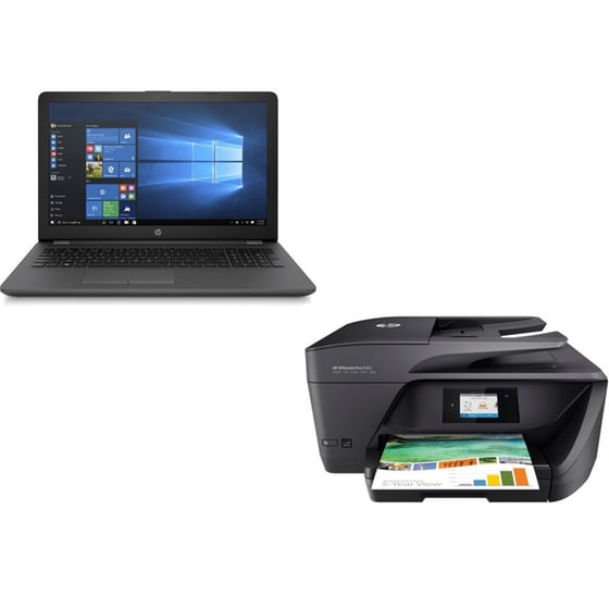 Laptop HP 15.6" (i5-7200U/4GB/1TB) & Πολυμηχάνημα HP OfficeJet Pro 6960 Έγχρωμο image 0