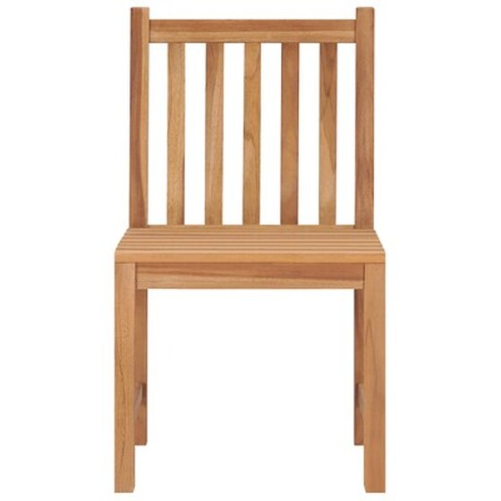 Vidaxl Καρέκλες Κήπου 4 Τεμαχίων Από Μασίφ Ξύλο Teak Με Μαξιλάρια image 3
