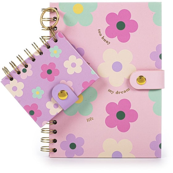 Σημειωματάριο Posh+Pop Flowers image 0