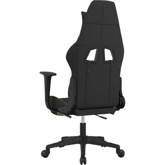 Καρέκλα Gaming VIDAXL 3143748 με Υποπόδιο - Μαύρο image 3