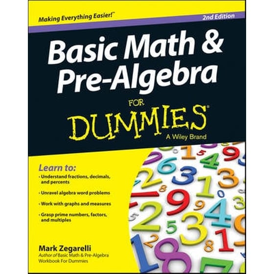 Basic Math & Pre-algebra For Dummies(R) image 0