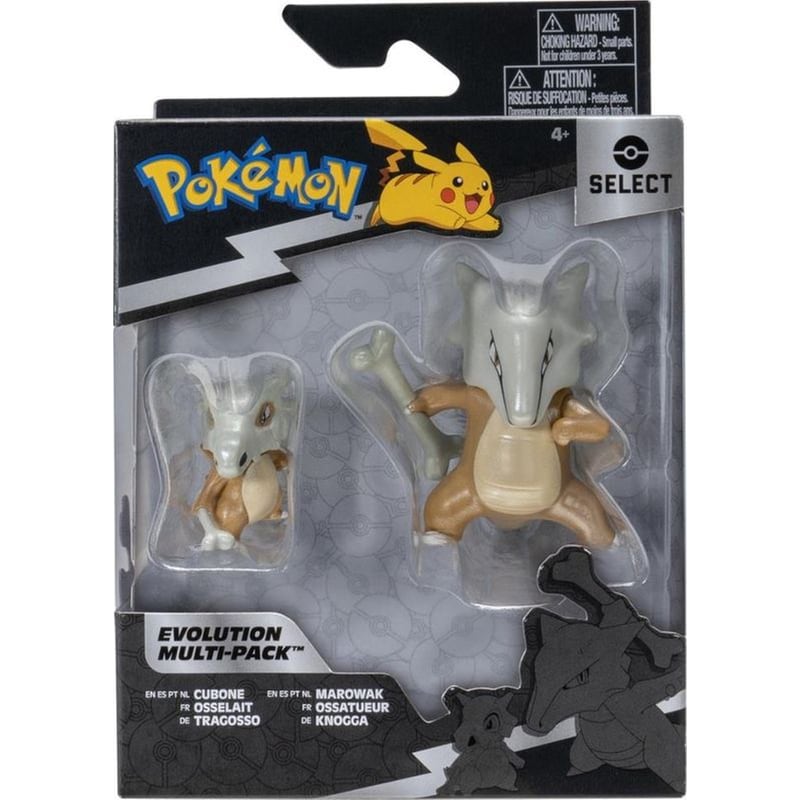 JAZWARES Φιγούρες Jazwares Pokemon Select - Cubone And Marowak Evolution Multi-pack (8cm)