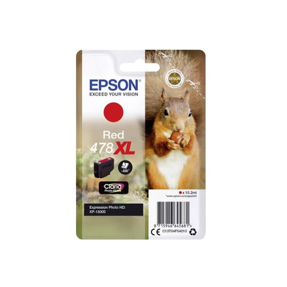 Epson 478XL Κόκκινο Μελάνι Εκτυπωτή C13T04F54010 image 0