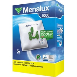 MENALUX 1000 Σακούλες για Ηλεκτρική Σκούπα 5τμχ