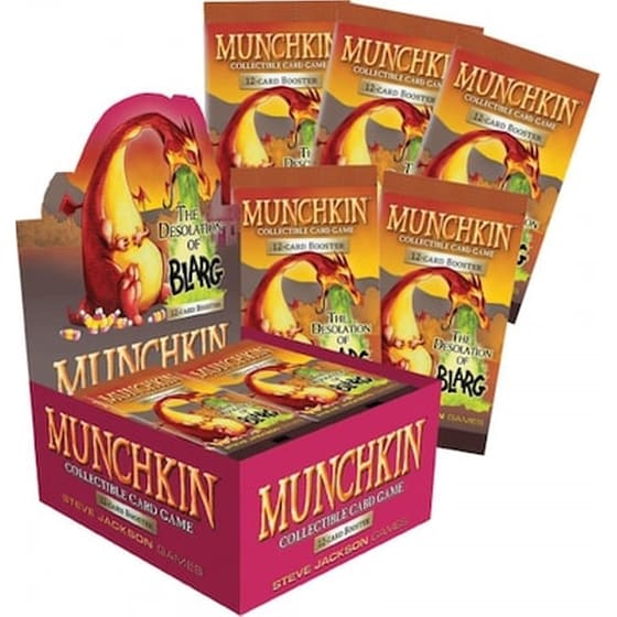 Munchkin Collectible Card Game: Desolation Of Blarg Booster Box image 0