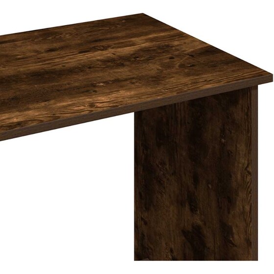 Γραφείο VidaXL από Επεξεργασμένο Ξύλο 80x40x75 cm - Καπνιστή Δρυς image 5