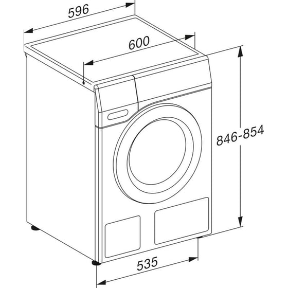 MIELE WEG895 WCSTwinDos® 9kg 1.400 Στροφές Λευκό με Wi-Fi  Πλυντήριο Ρούχων image 7