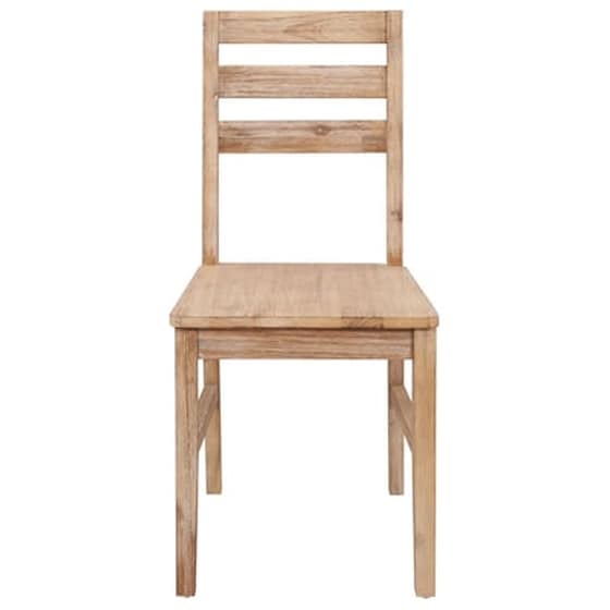 Καρέκλες Τραπεζαρίας Vidaxl από Μασίφ Ξύλο Ακακίας 2 Τμχ - Καφέ image 3