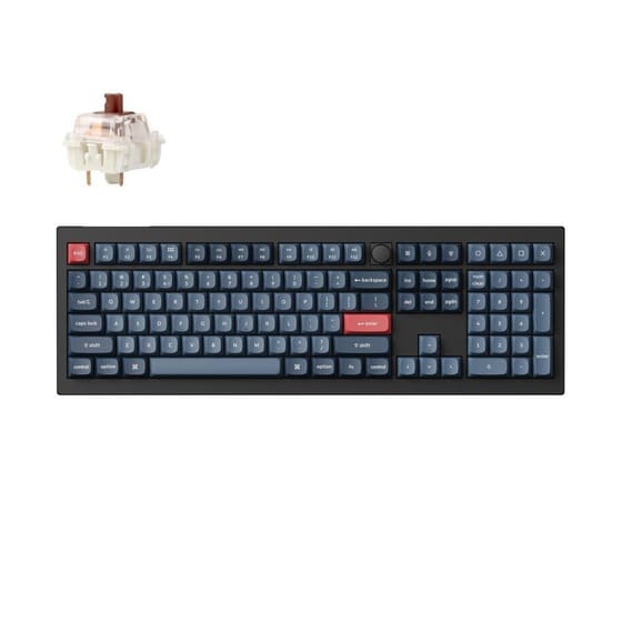 Keychron V6M-D3 Gaming Ασύρματο Πληκτρολόγιο με Gateron Jupiter Brown (US) image 0