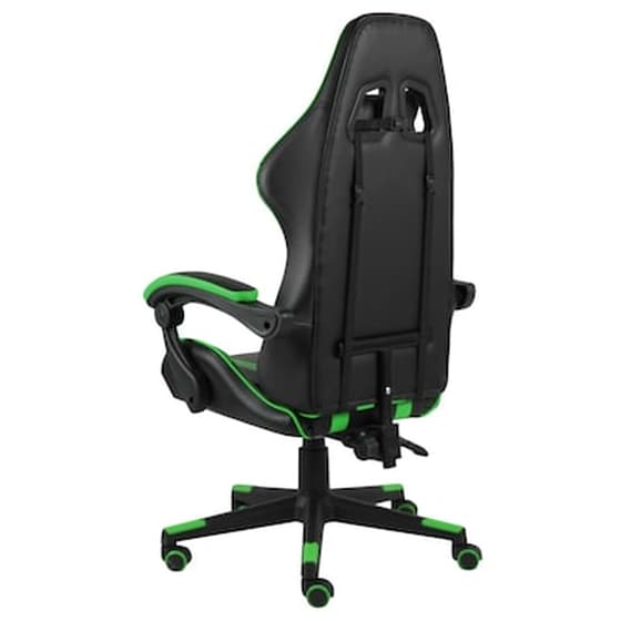 Καρέκλα Gaming Racing VidaXL Συνθετικό Δέρμα - Πράσινη/Μαύρη image 4