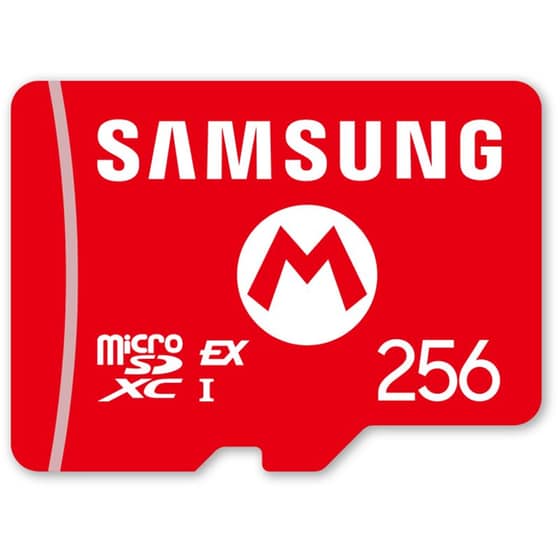 Nintendo Switch 2 MicroSD Card Samsung - Mario Logo image 1