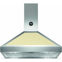 LA GERMANIA K90 AM H CR A 90 cm Inox Απορροφητήρας Καμινάδα Τζάκι