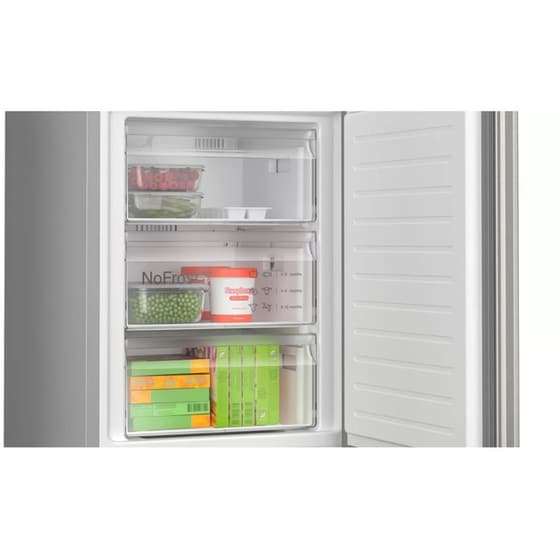 BOSCH KGN392IDF Full No Frost 363 Lt Brushed Steel Anti-Fingerprint Ψυγειοκαταψύκτης image 5