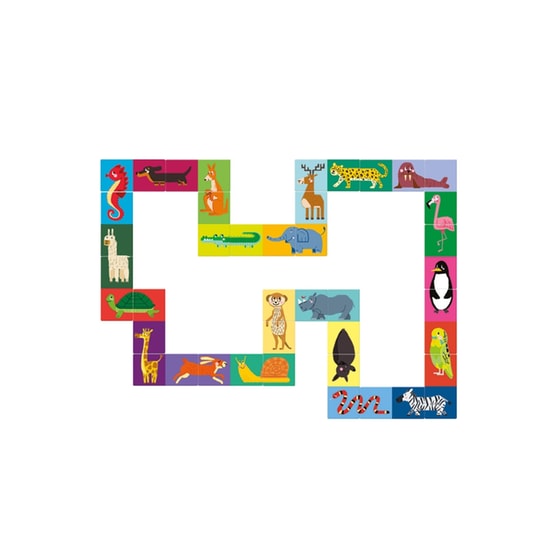 Επιτραπέζιο AS Company Clementoni Εξυπνούλης Ντόμινο Ζωάκια και Αριθμοί (1024-63272) image 1