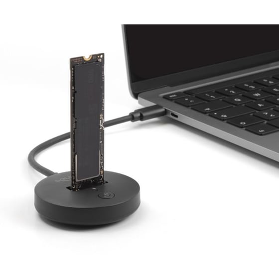 Docking Station Delock  64254 για M.2 NVMe/SATA SSD 10Gbps - Μαύρο image 2