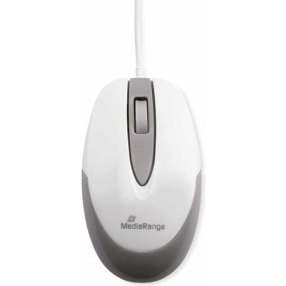 MediaRange MROS214 Ενσύρματο Ποντίκι - Λευκό image 3