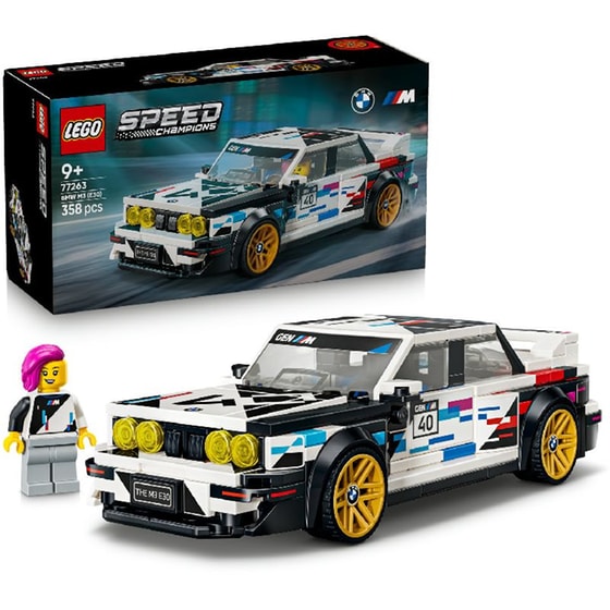LEGO® Speed Champions BMW M3 (E30) Toy Car Kit (77263) image 6