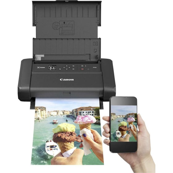 Canon Pixma TR150 Έγχρωμoς Φορητός Εκτυπωτής A4 με WiFi, Μπαταρία (4167C026AA) image 4