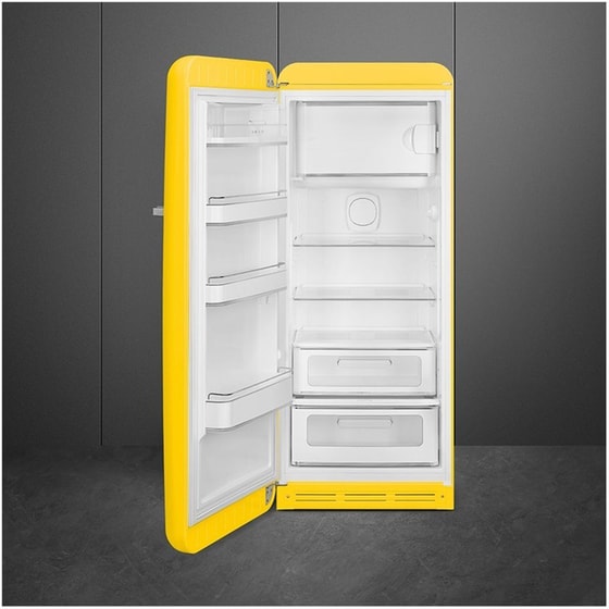 SMEG FAB28LYW6 270 Lt Κίτρινο Ψυγείο Μονόπορτο image 1