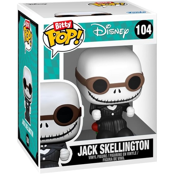 Funko Bitty Pop! Rides: Disney Nightmare Before Christmas - Jack Skellington With Snowmobile Φιγούρα image 1