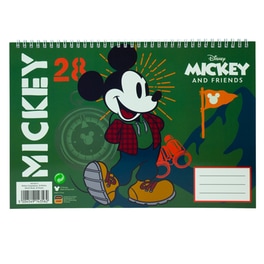 Μπλοκ Ζωγραφικής GIM Σπιράλ Mickey A4 30 Φύλλων