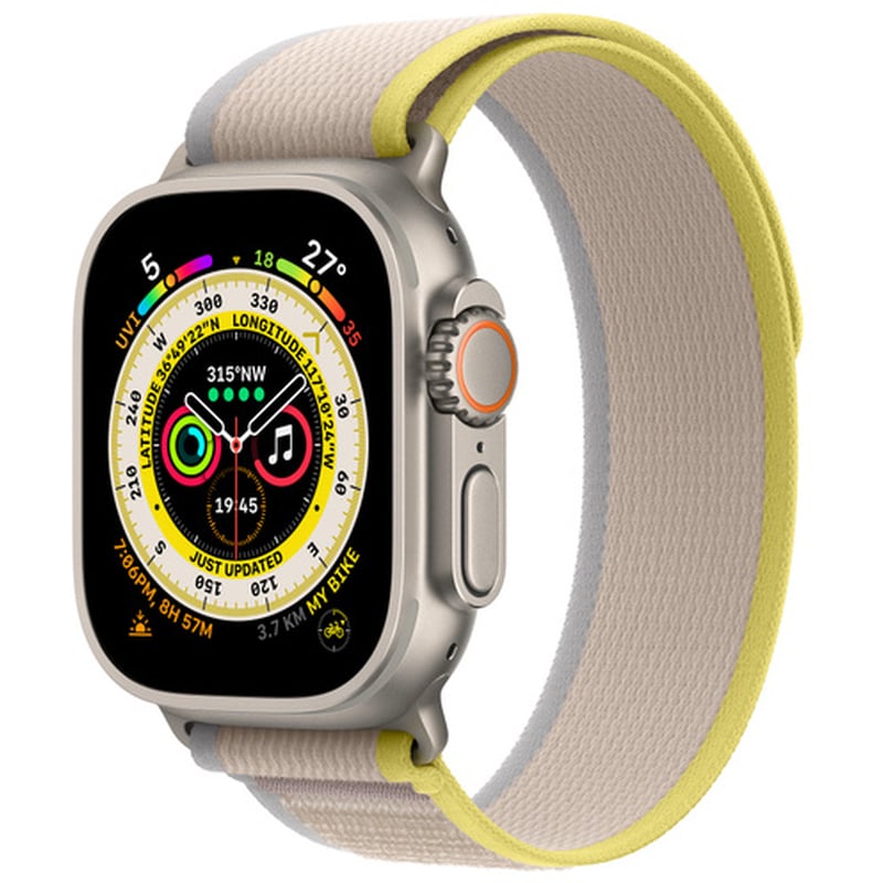 Λουράκι Apple Trail Loop S/M για Apple Watch 49mm - Yellow/Beige