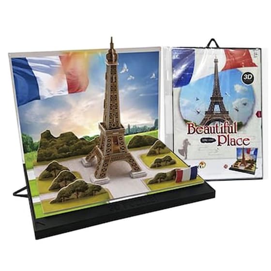 3D Παζλ Toymarkt Μικρό Πύργος Άιφελ 16X23Cm 891561 (23 Κομμάτια) image 0