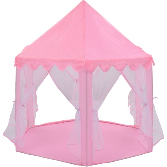 Vidaxl Παιδική Σκηνή Πριγκίπισσας 133 x 140 Εκ Ροζ image 1