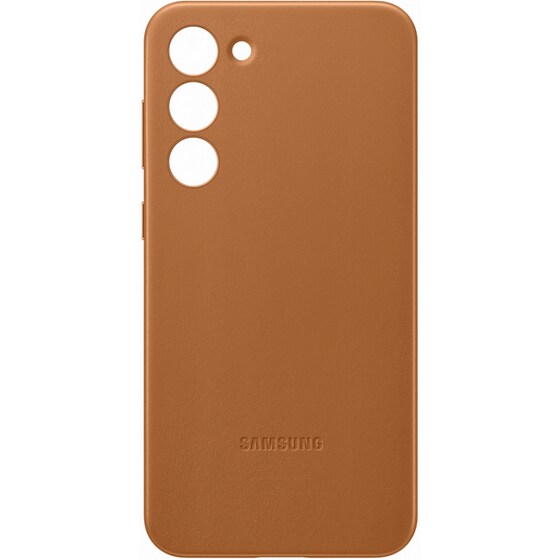 Θήκη Samsung Galaxy S23+ - Samsung Leather Case - Camel image 3