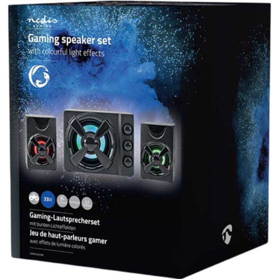 Ηχεία 2.1 Nedis GSPR31021BK 33 W - Μαύρο image 4