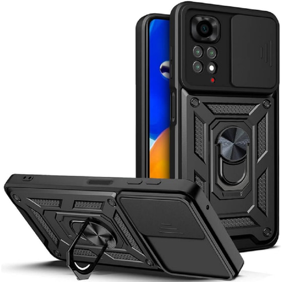 Θήκη Xiaomi Redmi Note 11 4G / Redmi Note 11S - Bodycell Armor Slide - Μαύρο image 0