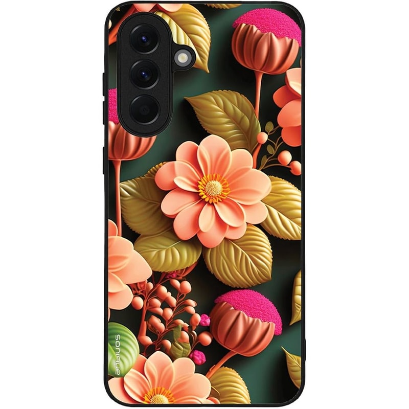 Θήκη Samsung Galaxy A56 5G - Sonique 3D Flower Series - Σομόν