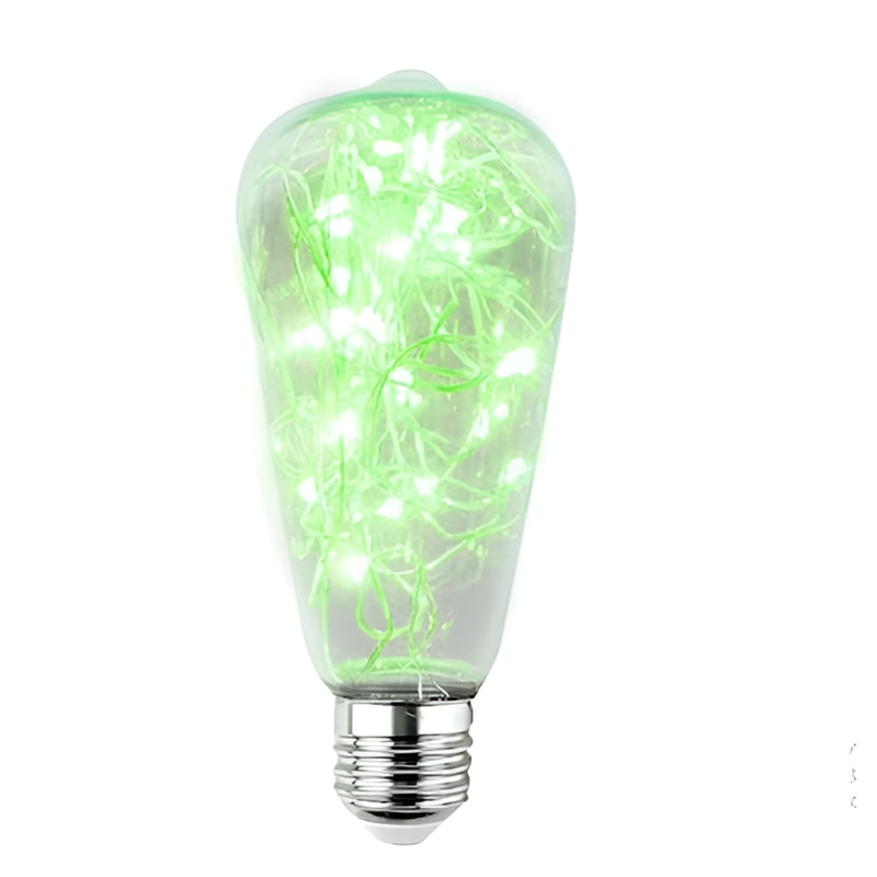 Λαμπτήρας LED Διακοσμητικός Zext E27 ST64 29lm 2w – Πράσινο