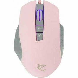 Shark Gareth Pink Gaming Ενσύρματο Ποντίκι - Λευκό