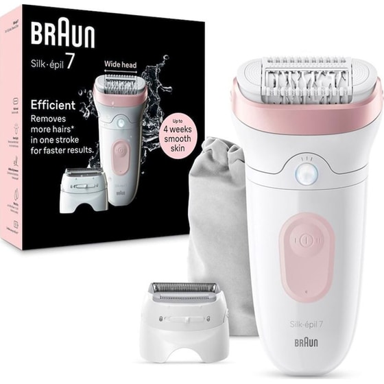 Αποτριχωτική Μηχανή BRAUN Silk-épil 7 7-030 για Υγρή & Στεγνή Χρήση image 2